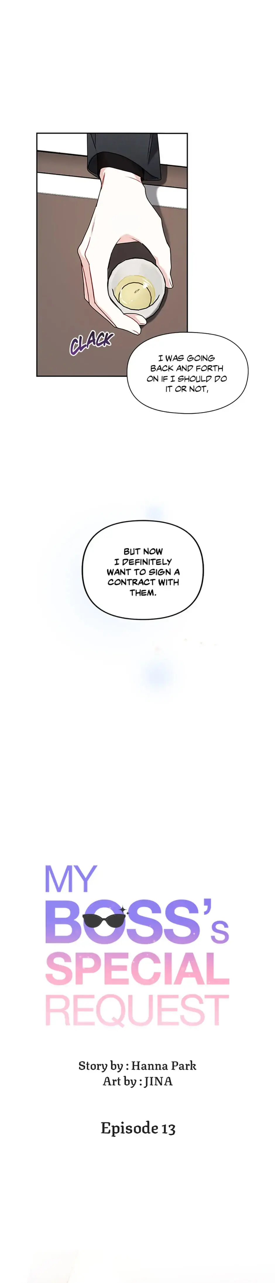 Read My Boss’s Special Request chapter 13 image 5 on Lezhin