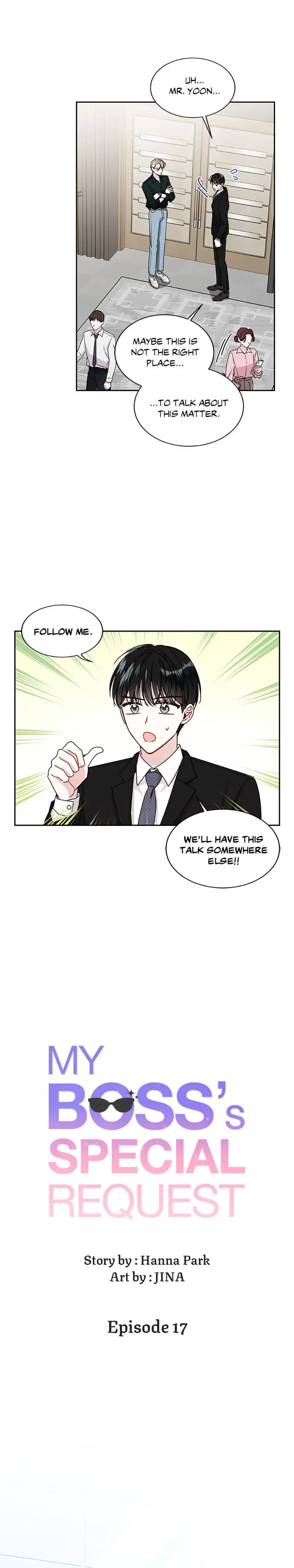 Read My Boss’s Special Request chapter 17 image 6 on Lezhin