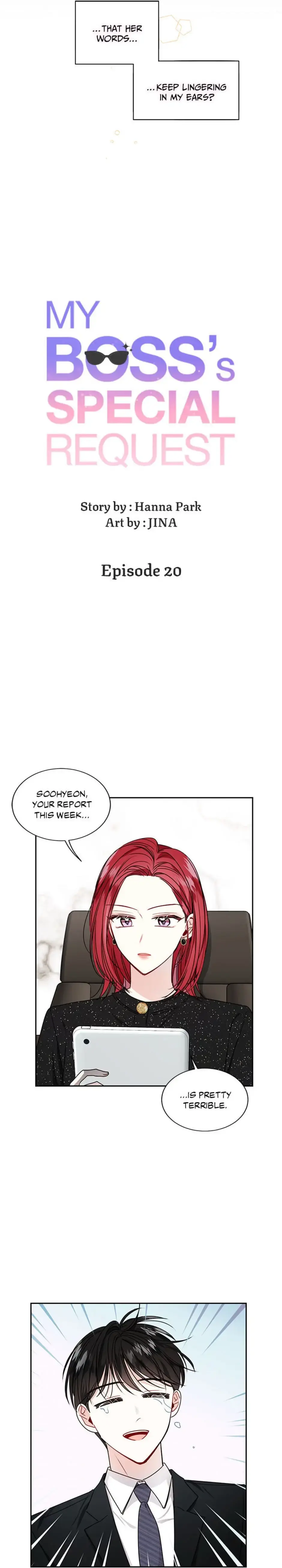 Read My Boss’s Special Request chapter 20 image 4 on Lezhin