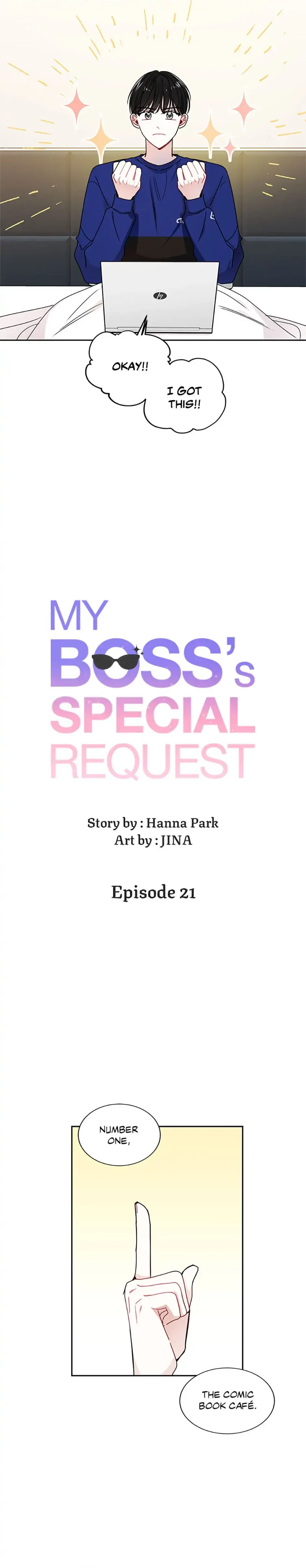 Read My Boss’s Special Request chapter 21 image 5 on Lezhin