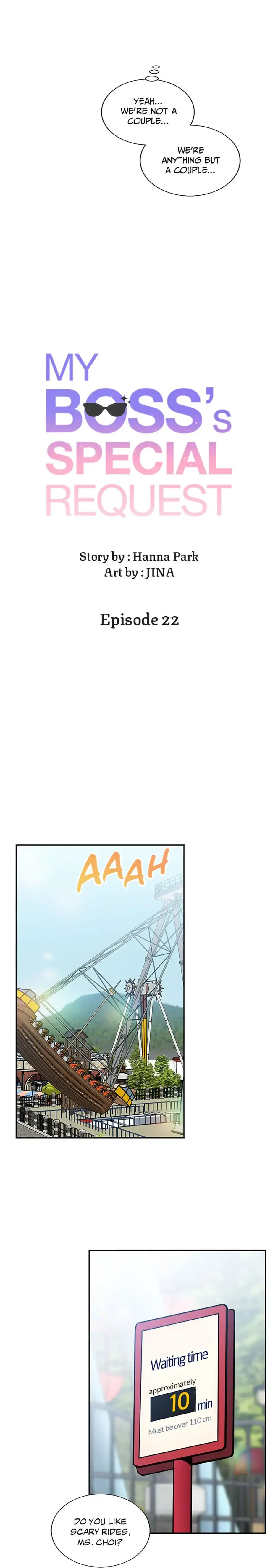 Read My Boss’s Special Request chapter 22 image 5 on Lezhin