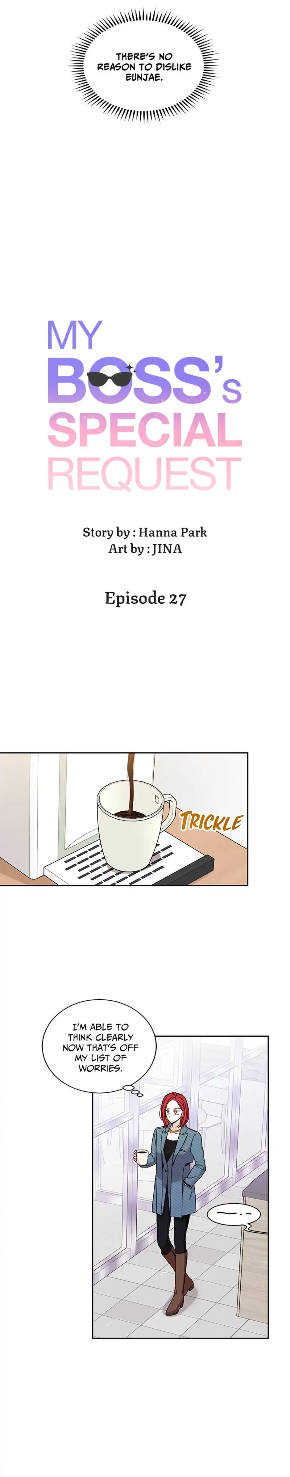 Read My Boss’s Special Request chapter 27 image 9 on Lezhin