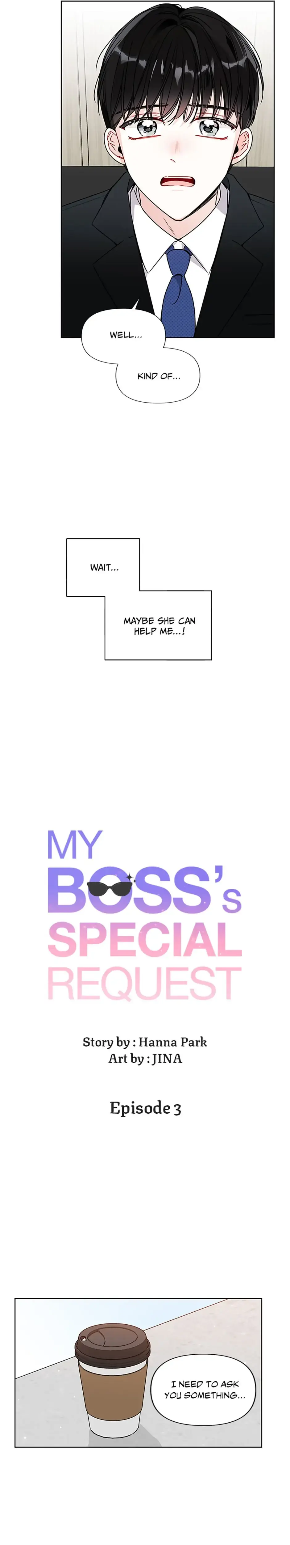 Read My Boss’s Special Request chapter 3 image 4 on Lezhin