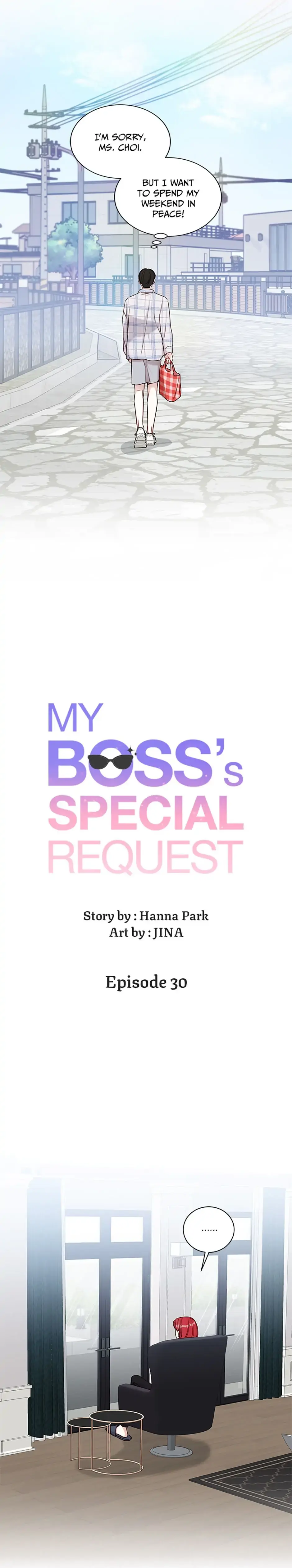 Read My Boss’s Special Request chapter 30 image 7 on Lezhin