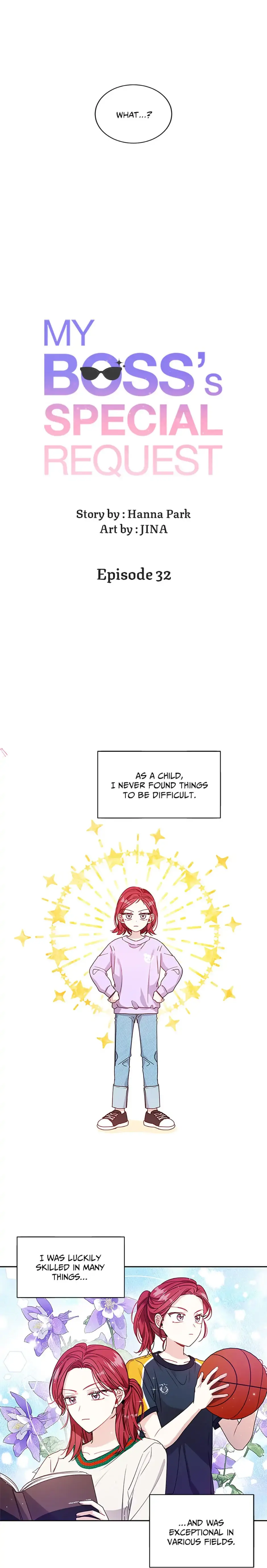 Read My Boss’s Special Request chapter 32 image 5 on Lezhin