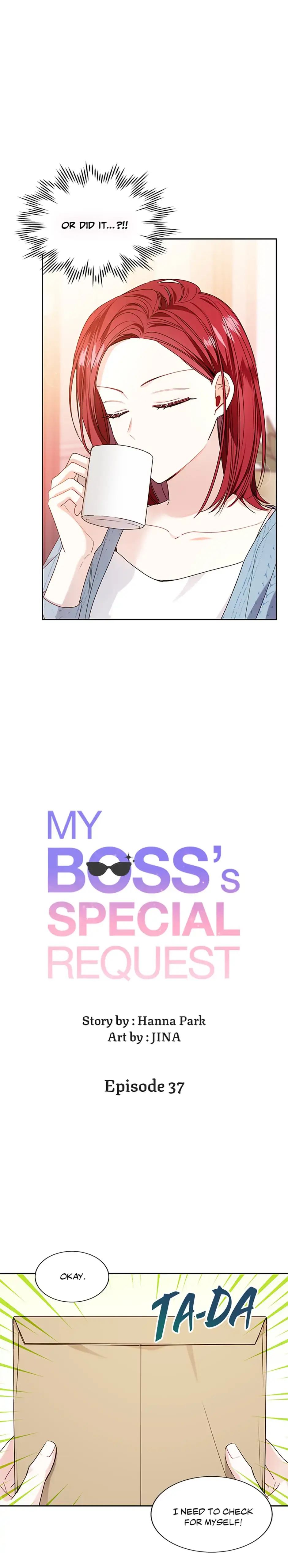 Read My Boss’s Special Request chapter 37 image 6 on Lezhin