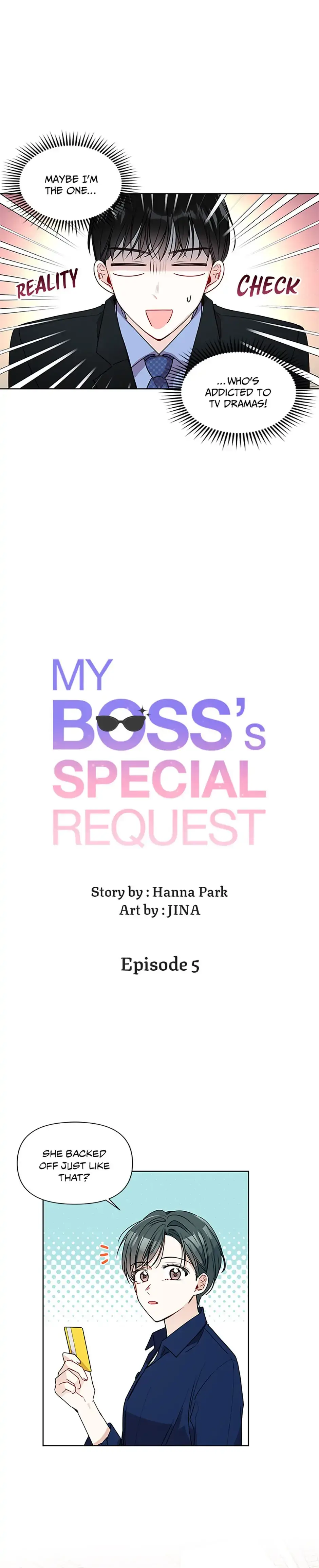Read My Boss’s Special Request chapter 5 image 4 on Lezhin