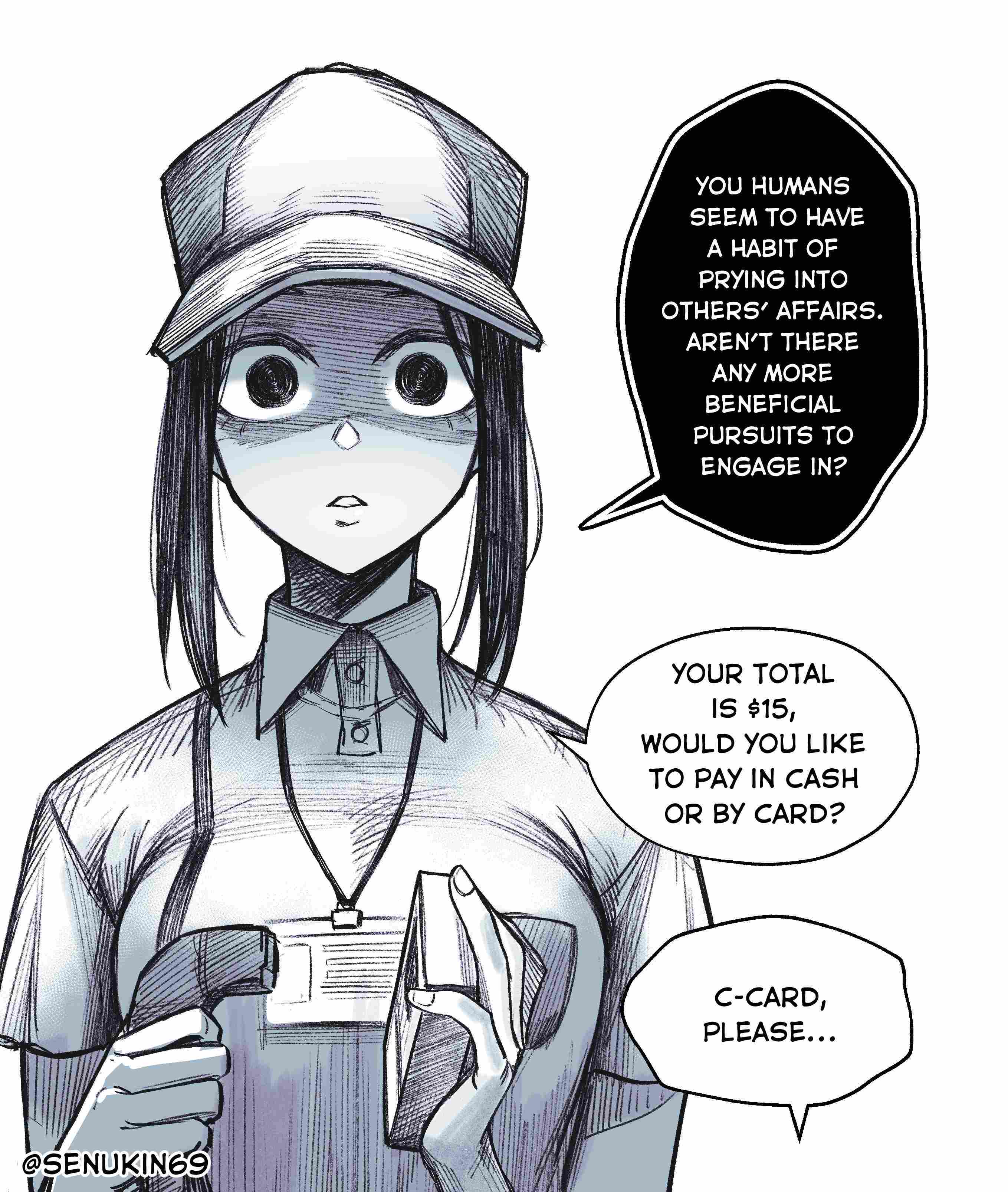 Read My Co-worker is an Eldritch X! chapter 1 image 3 on Lezhin
