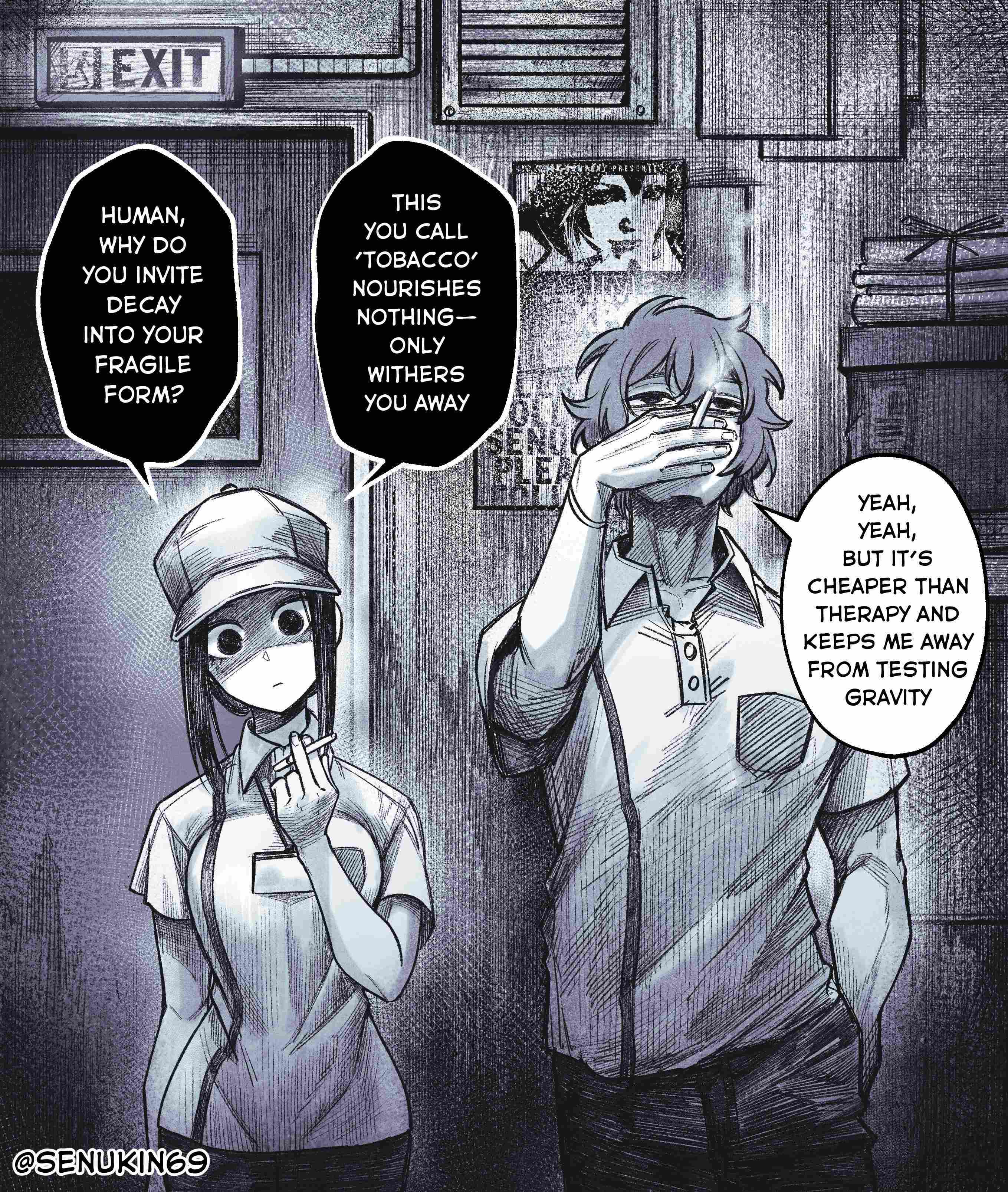 Read My Co-worker is an Eldritch X! chapter 2 image 1 on Lezhin