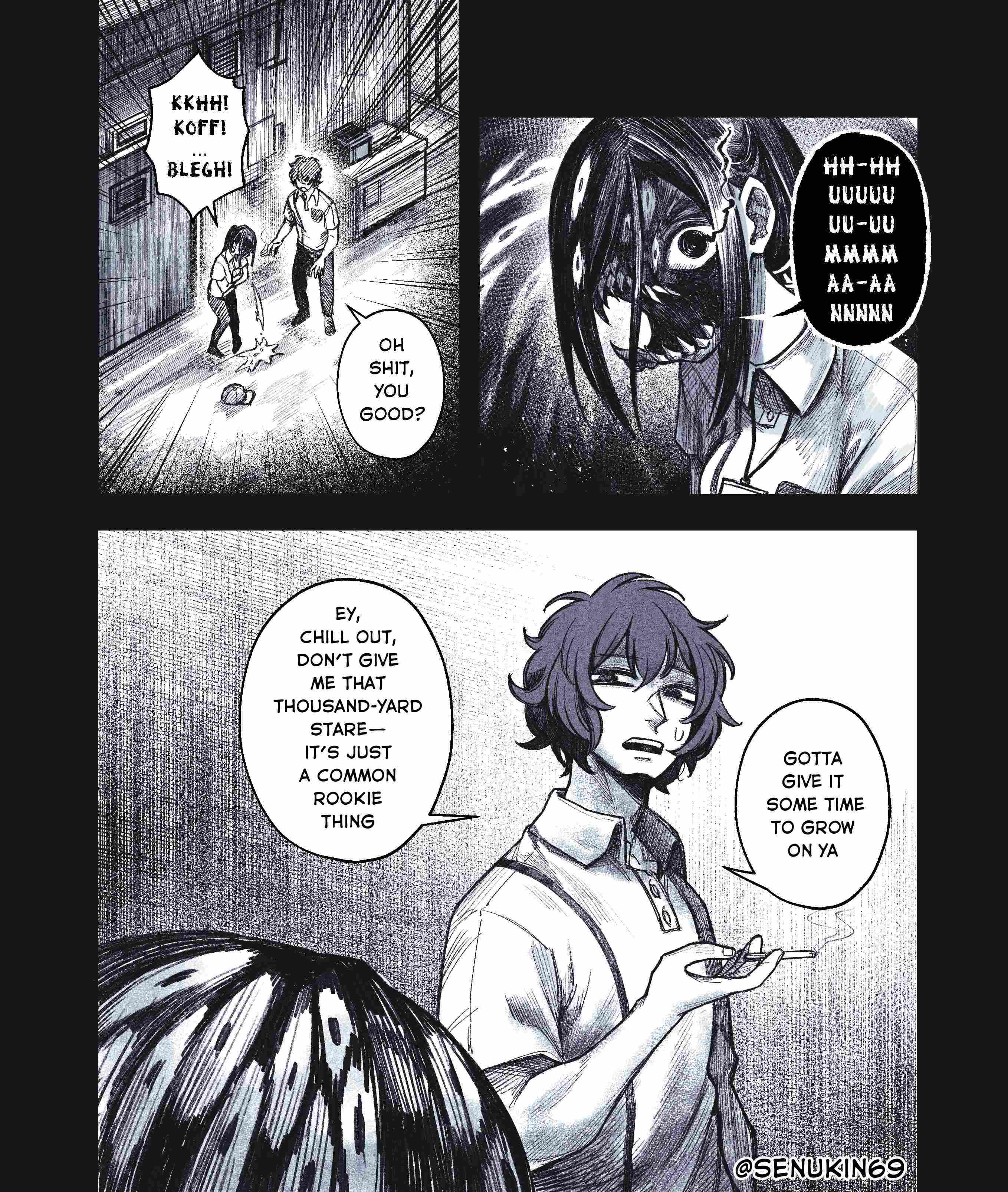 Read My Co-worker is an Eldritch X! chapter 2 image 4 on Lezhin