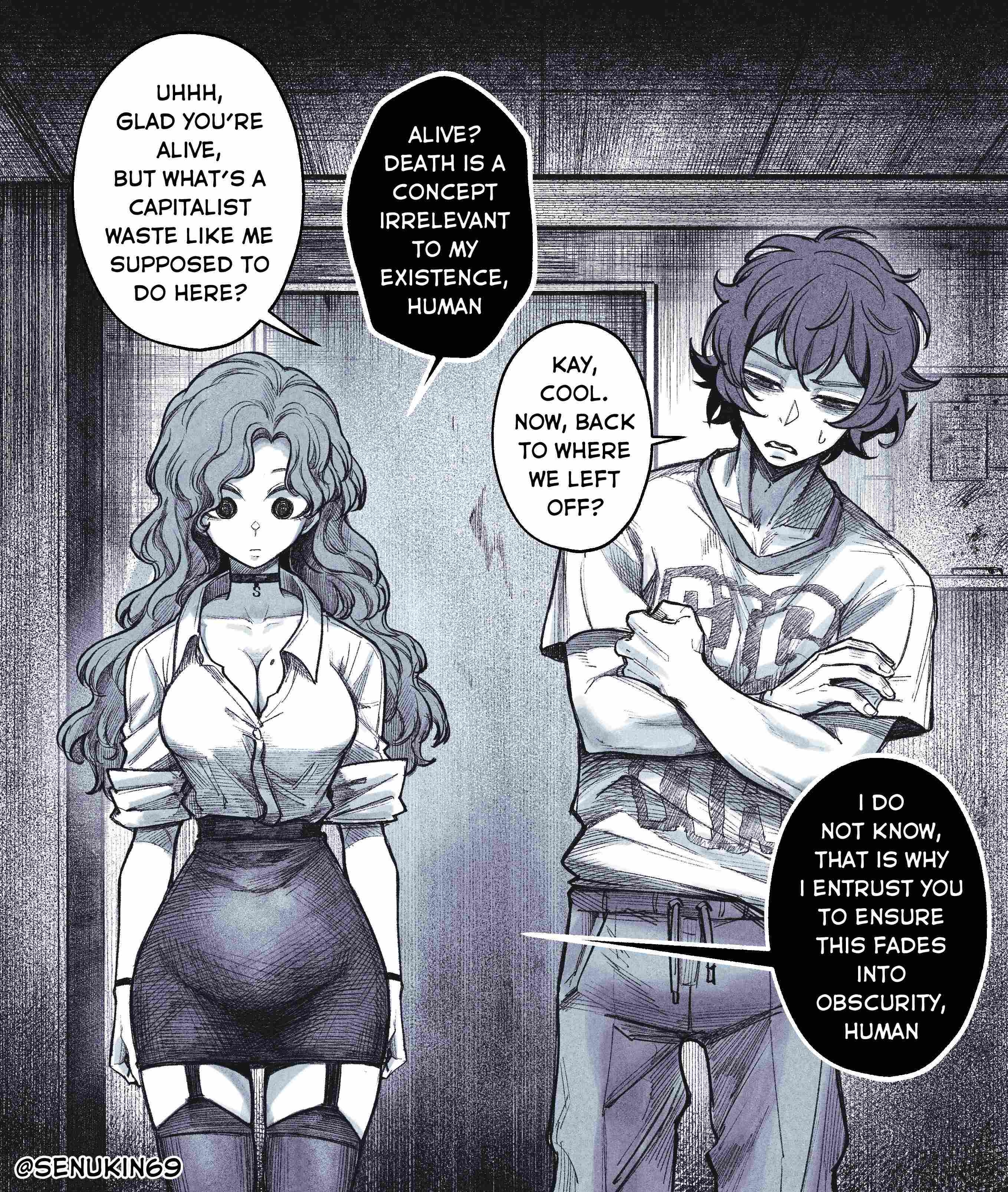 Read My Co-worker is an Eldritch X! chapter 3 image 1 on Lezhin