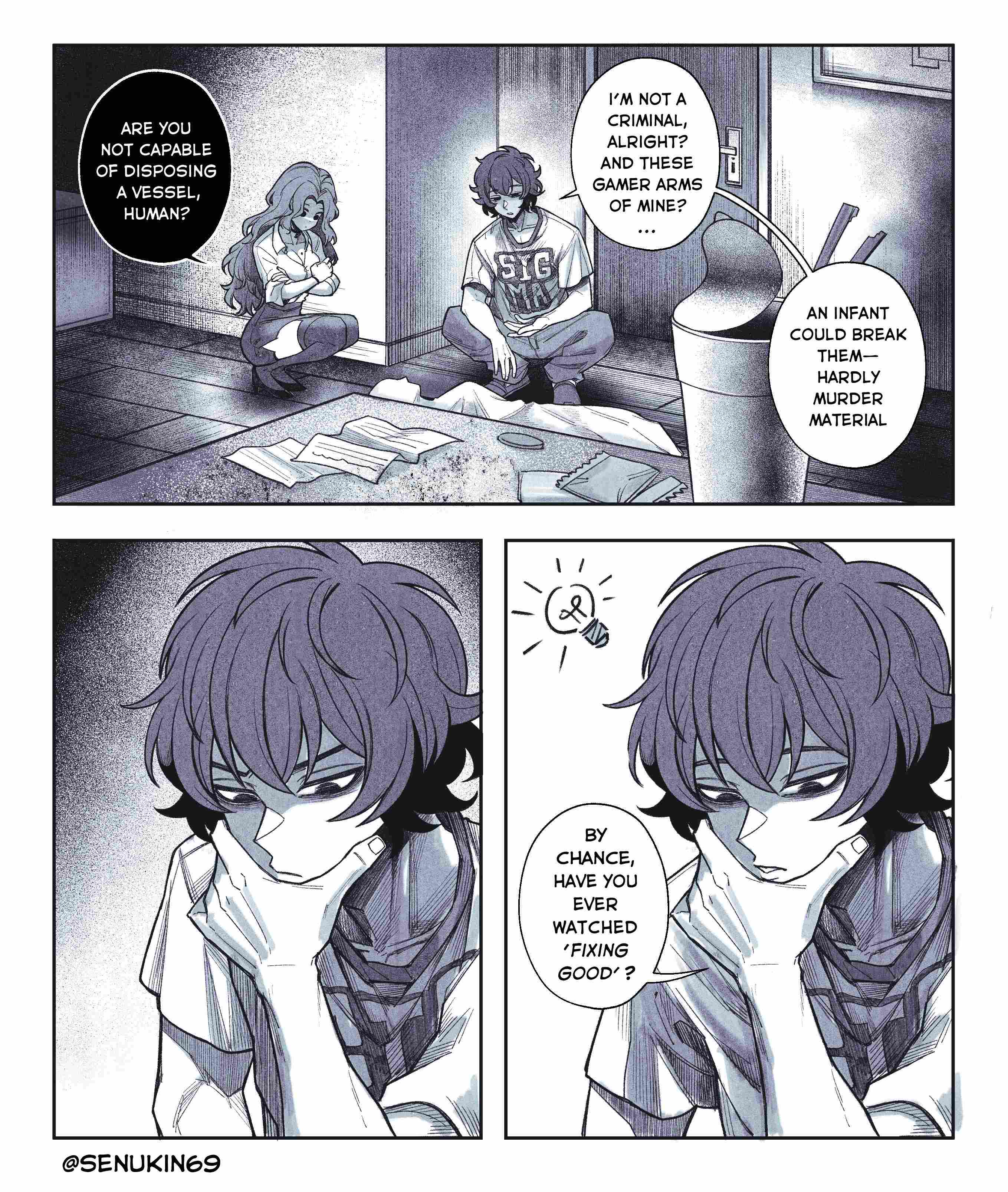 Read My Co-worker is an Eldritch X! chapter 3 image 6 on Lezhin