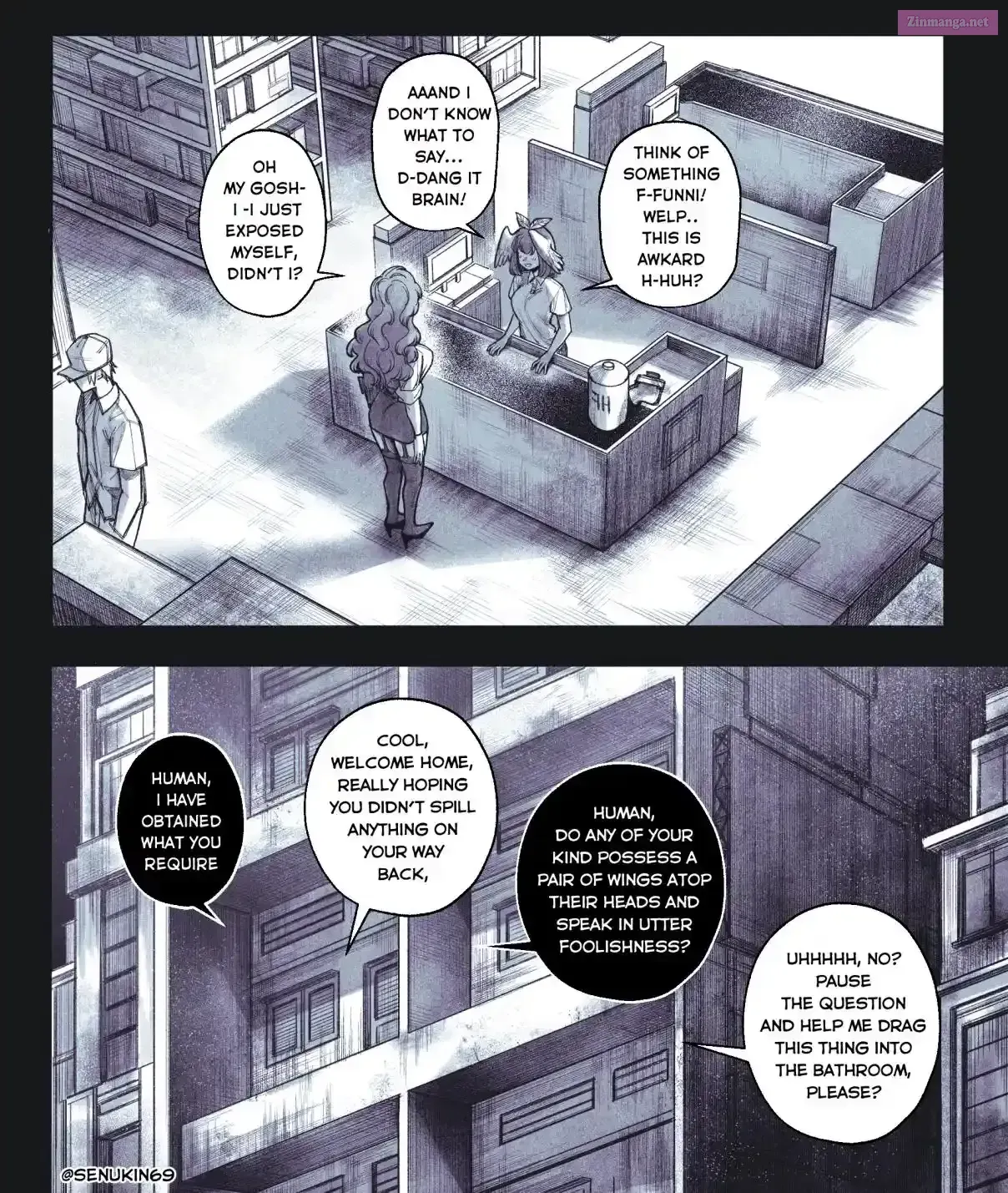 Read My Co-worker is an Eldritch X! chapter 4 image 2 on Lezhin