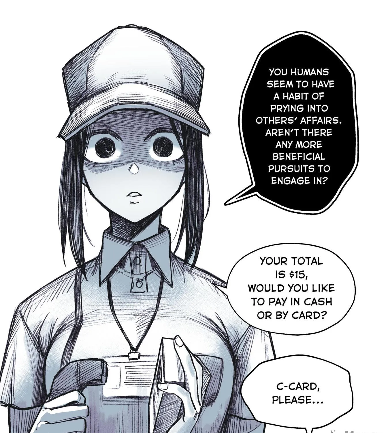 Read My Co-worker is an Eldritch! chapter 1 image 4 on Lezhin