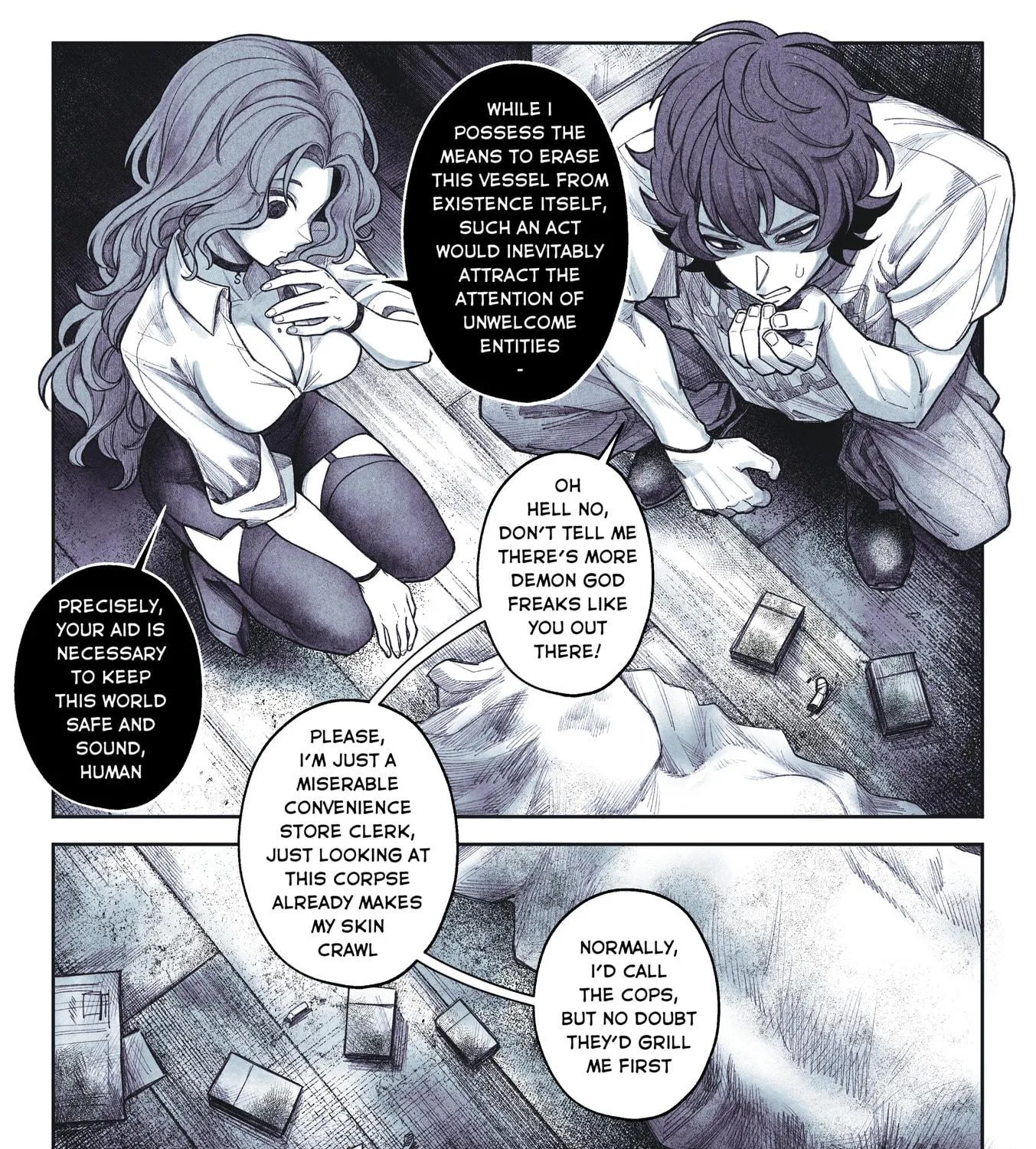 Read My Co-worker is an Eldritch! chapter 3 image 8 on Lezhin