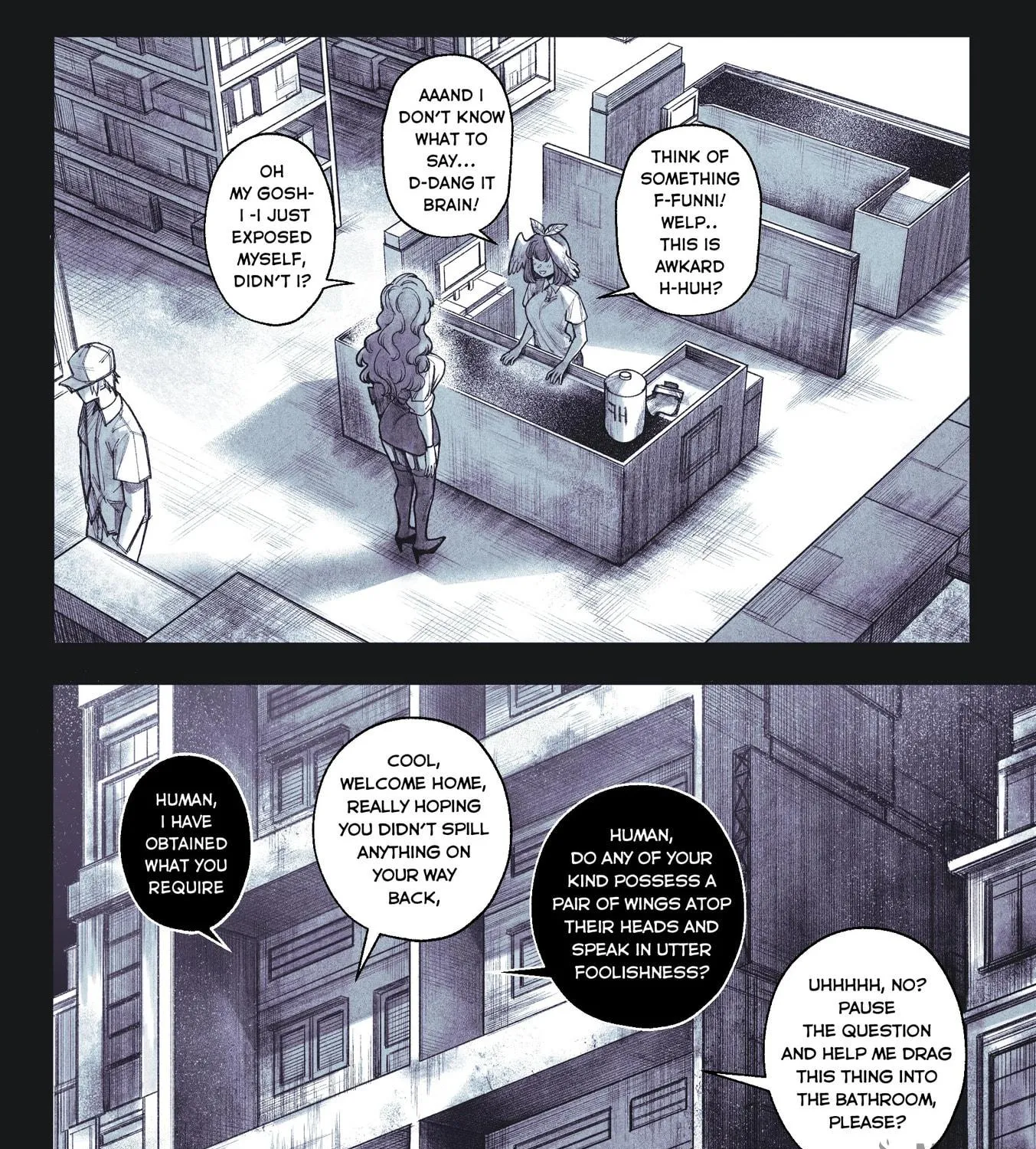Read My Co-worker is an Eldritch! chapter 4 image 4 on Lezhin