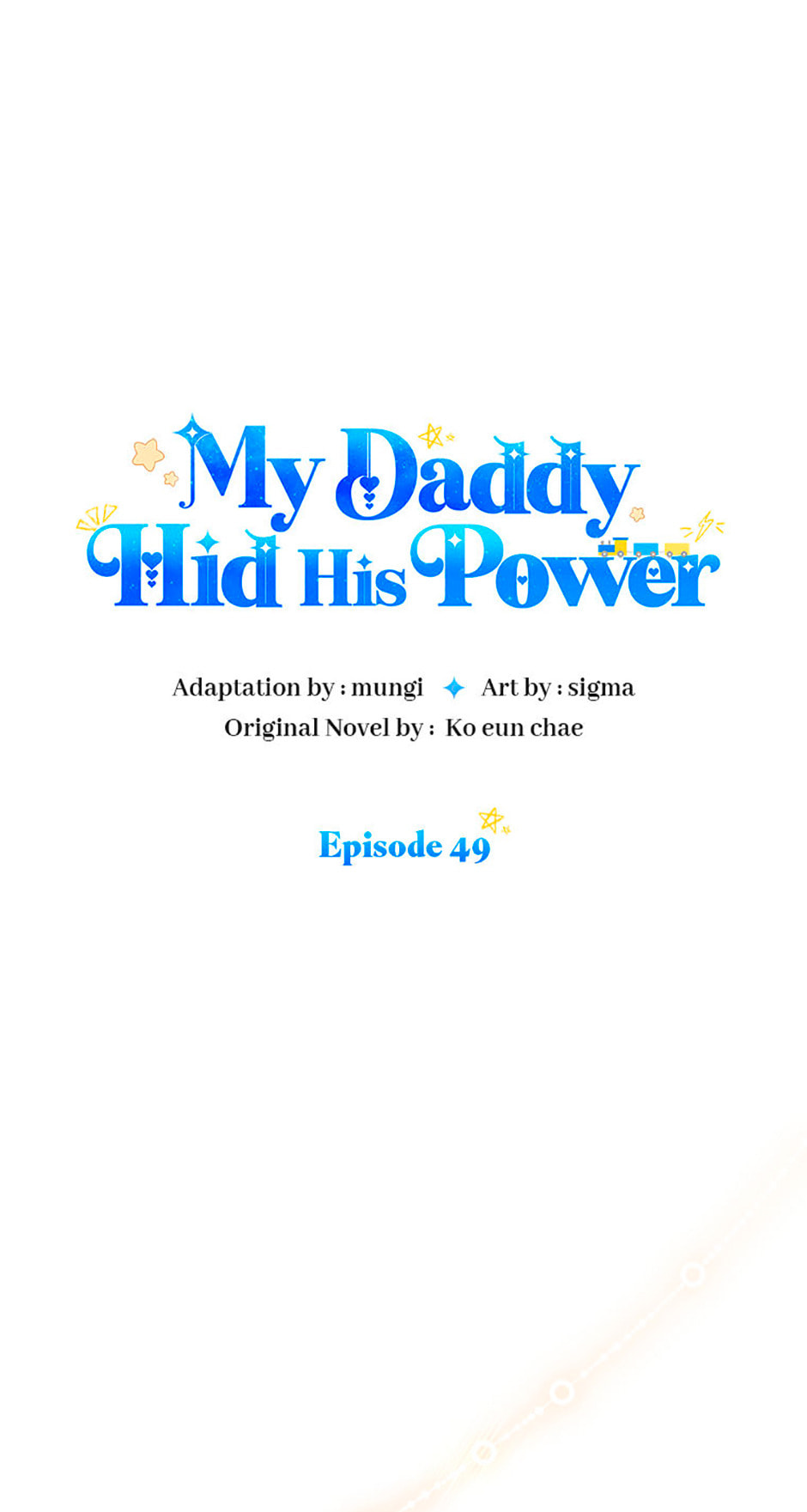 Read My Daddy Hid His Power chapter 49 image 62 on Lezhin