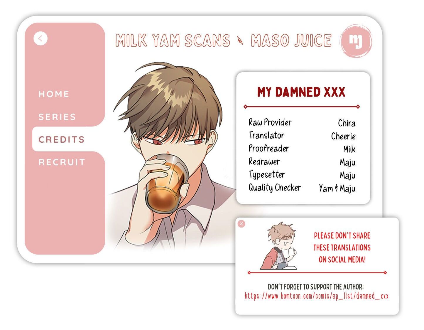 Read My Damned XXX chapter 2 image 0 on Lezhin