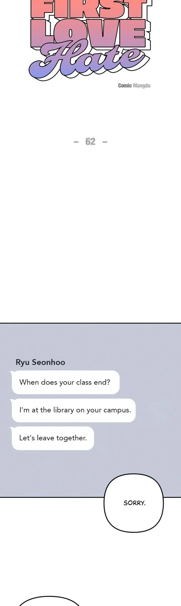 Read My First Love Hate chapter 62 image 17 on Lezhin