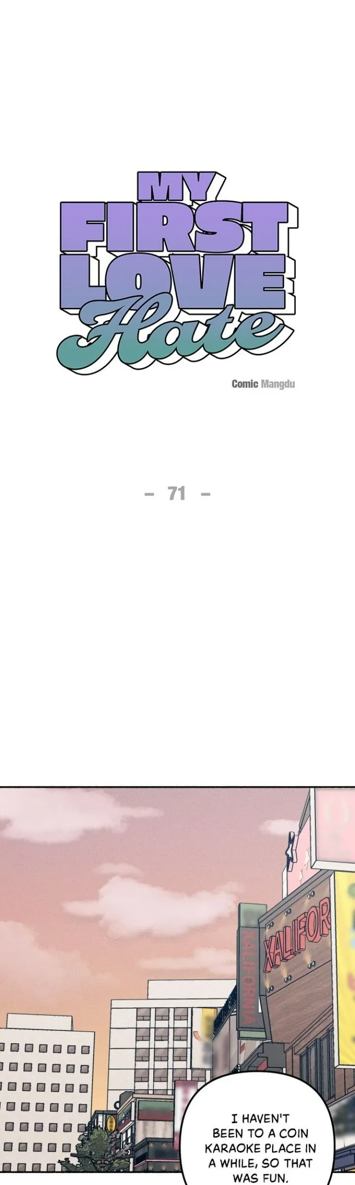 Read My First Love Hate chapter 71 image 30 on Lezhin