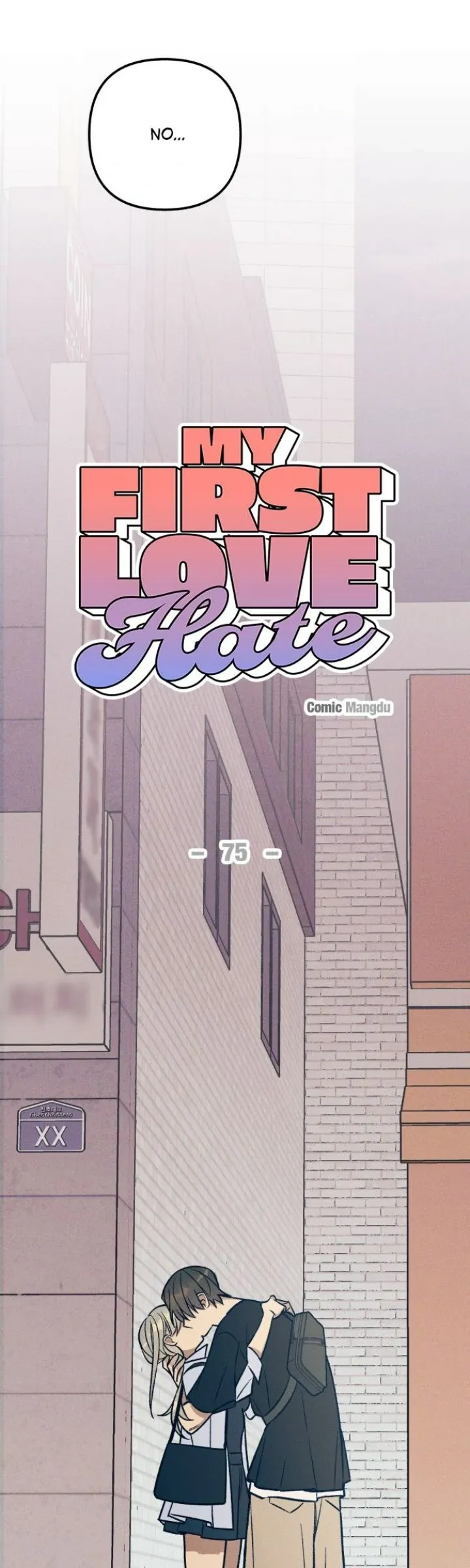 Read My First Love Hate chapter 75 image 15 on Lezhin