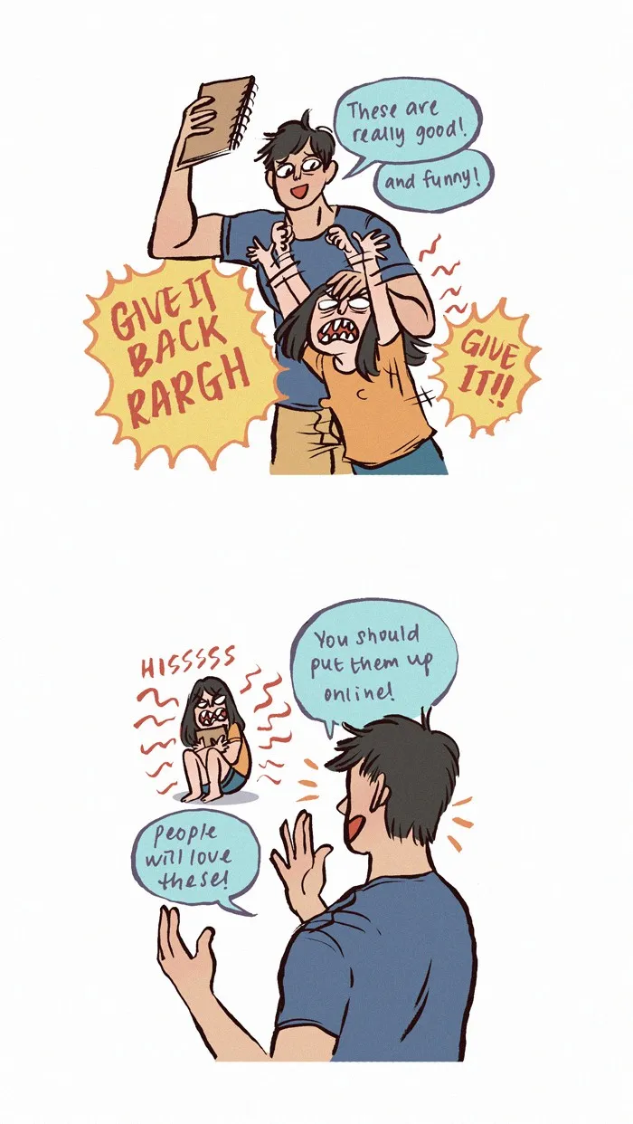 Read My Giant Nerd Boyfriend chapter 100 image 2 on Lezhin