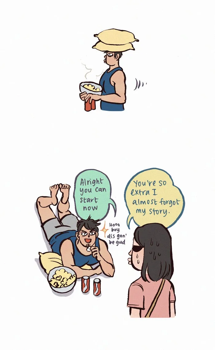 Read My Giant Nerd Boyfriend chapter 101 image 3 on Lezhin
