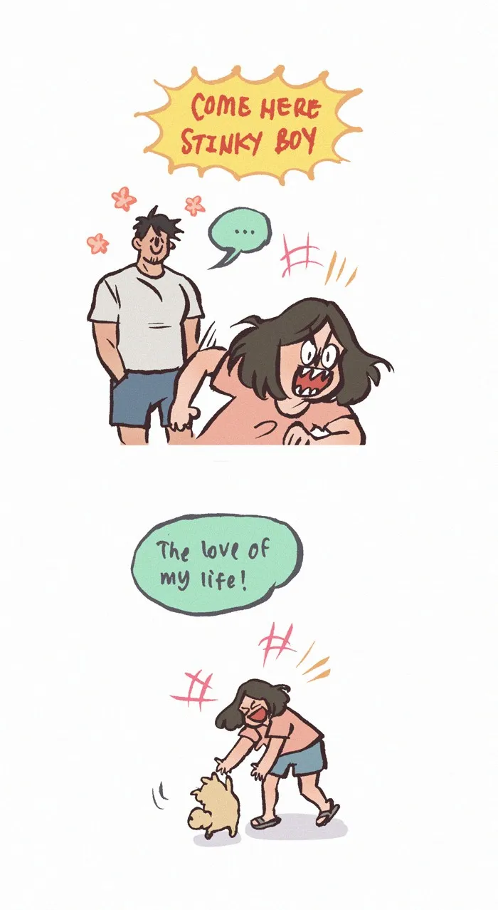 Read My Giant Nerd Boyfriend chapter 1095 image 2 on Lezhin