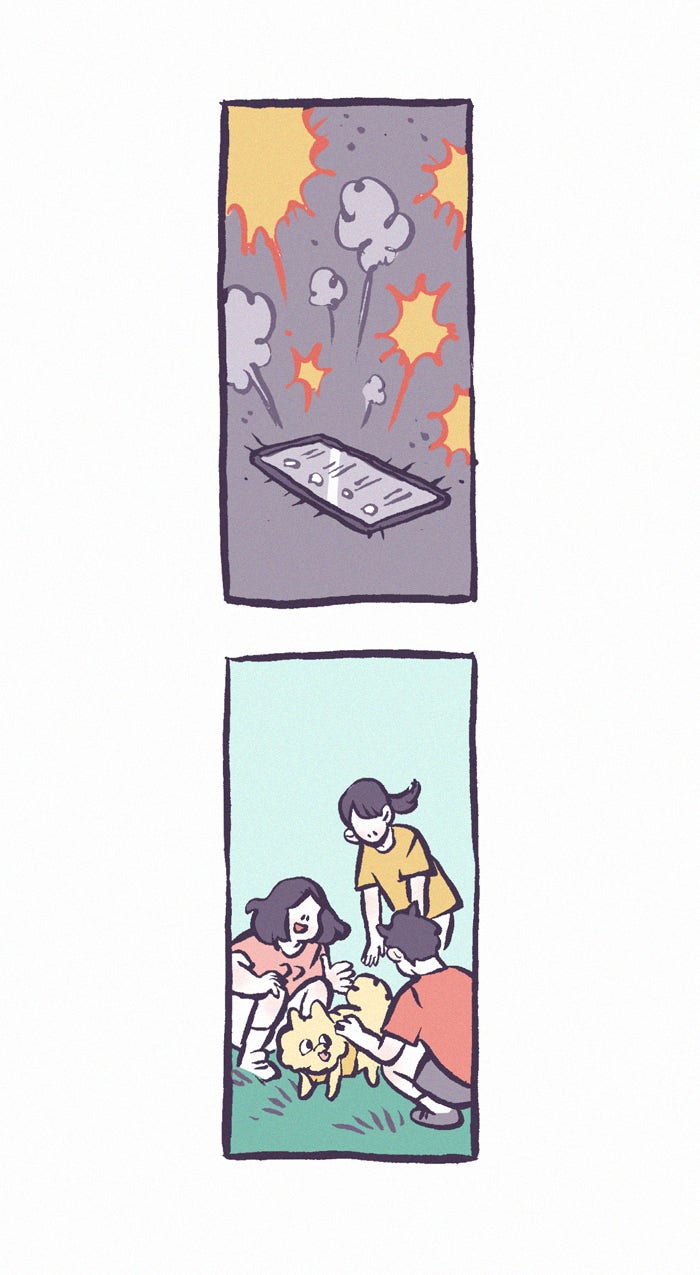 Read My Giant Nerd Boyfriend chapter 1182 image 2 on Lezhin