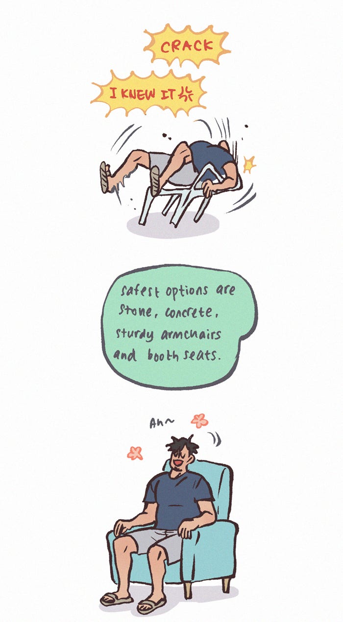 My Giant Nerd Boyfriend 1208: Man vs Chair page 4 - 