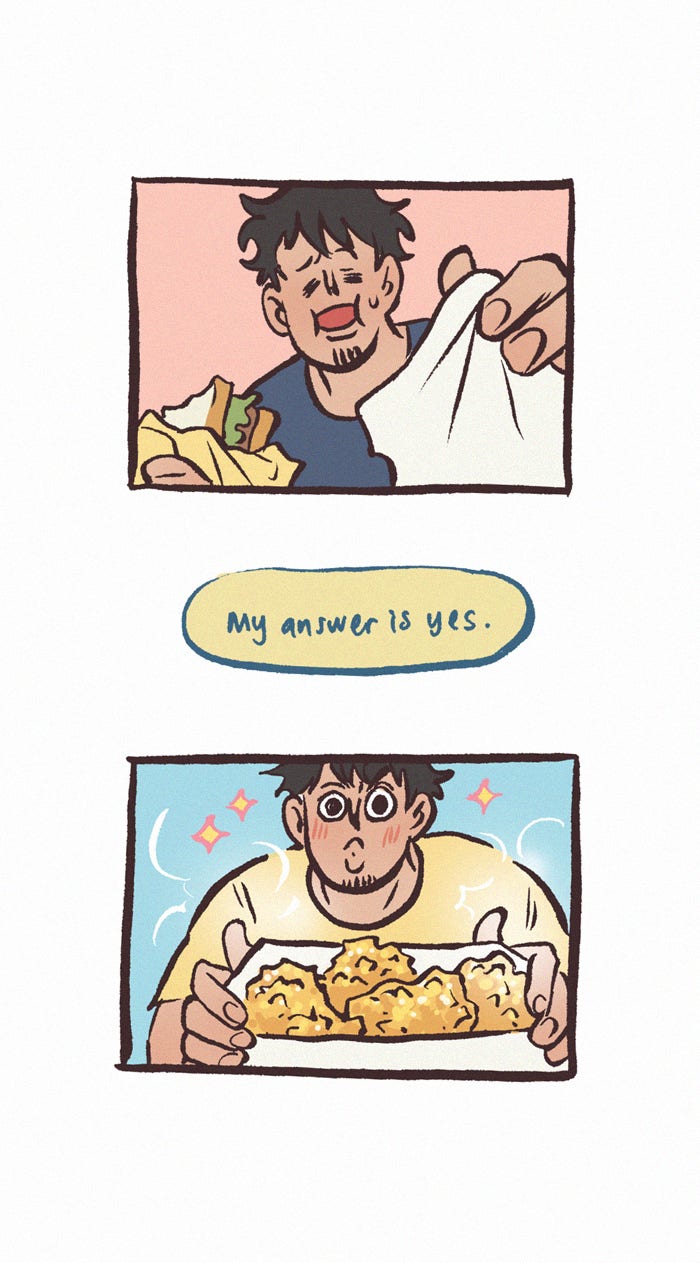 My Giant Nerd Boyfriend 1209: Meals page 11 - 