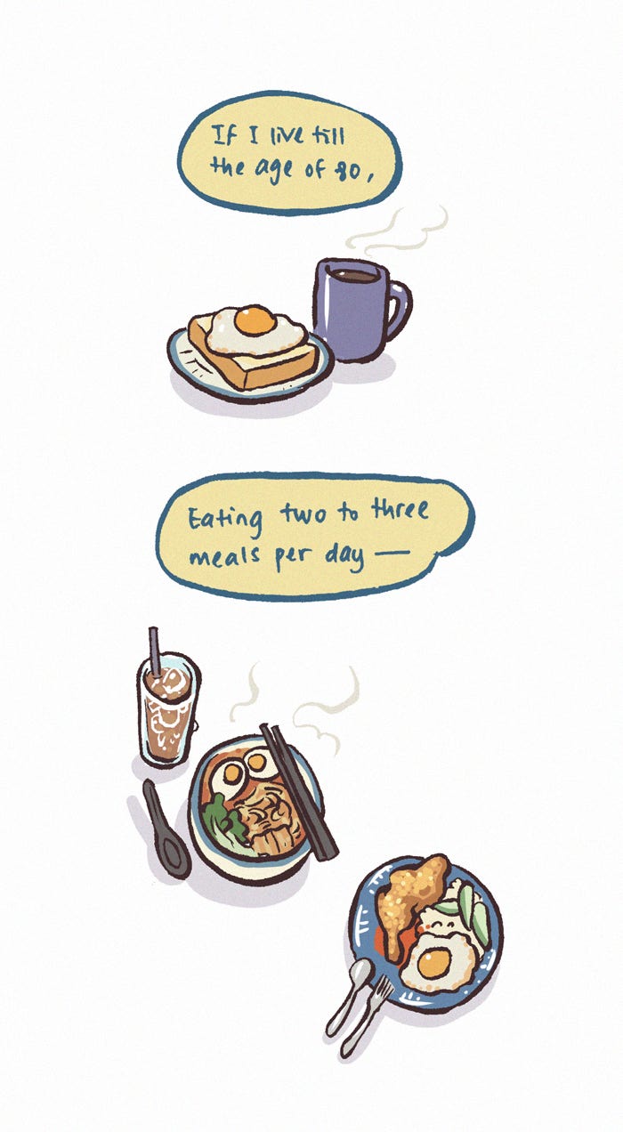 My Giant Nerd Boyfriend 1209: Meals page 6 - 