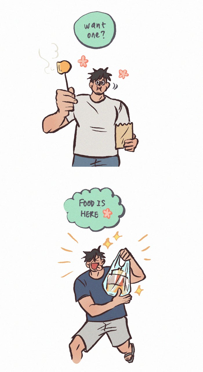 My Giant Nerd Boyfriend 1209: Meals page 8 - 