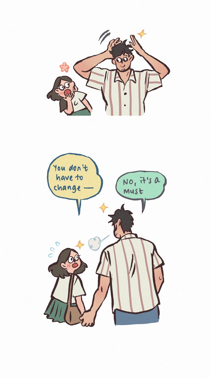 My Giant Nerd Boyfriend 1216: Match page 8 - 