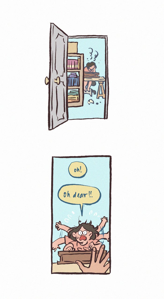 My Giant Nerd Boyfriend 1218: Creative Rut page 3 - 