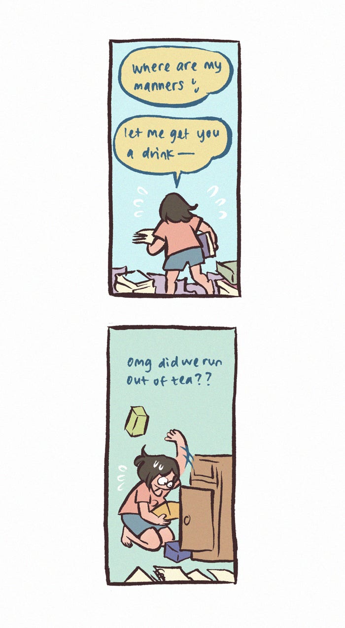 My Giant Nerd Boyfriend 1218: Creative Rut page 5 - 