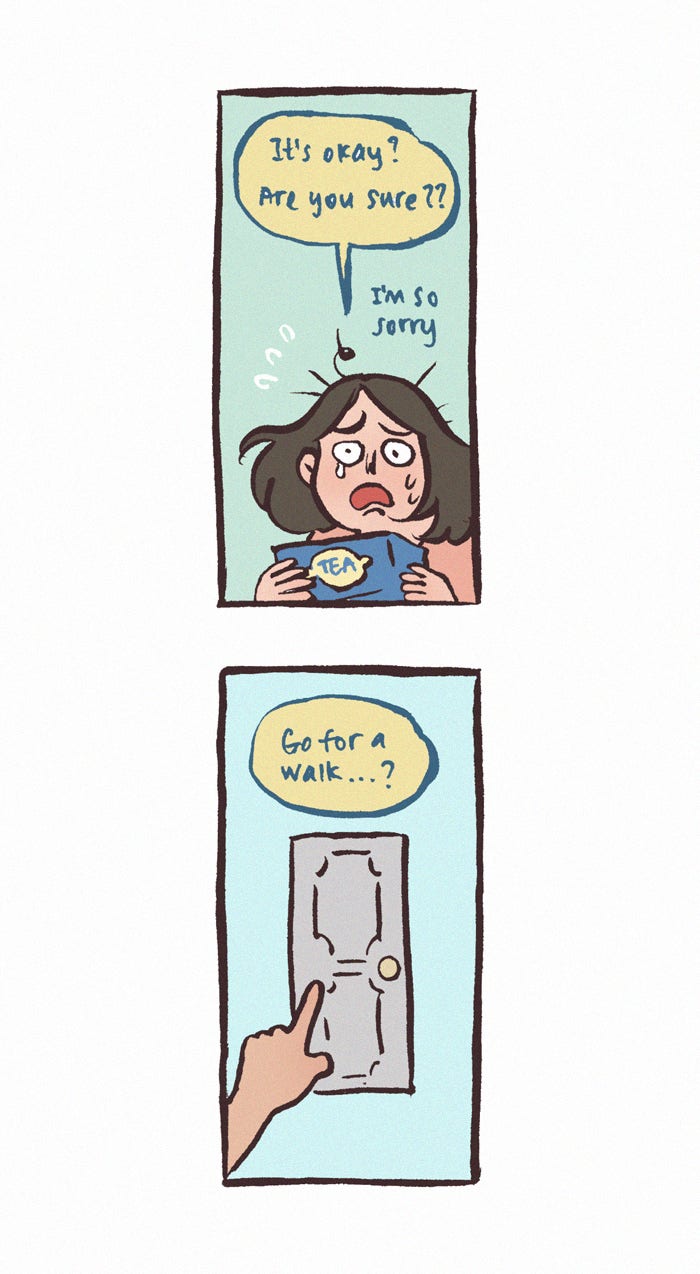 My Giant Nerd Boyfriend 1218: Creative Rut page 6 - 