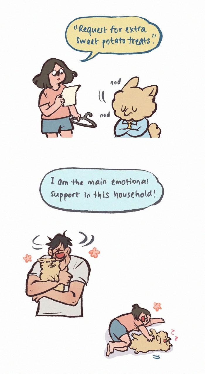 My Giant Nerd Boyfriend 1220: Extra Request page 4 - 