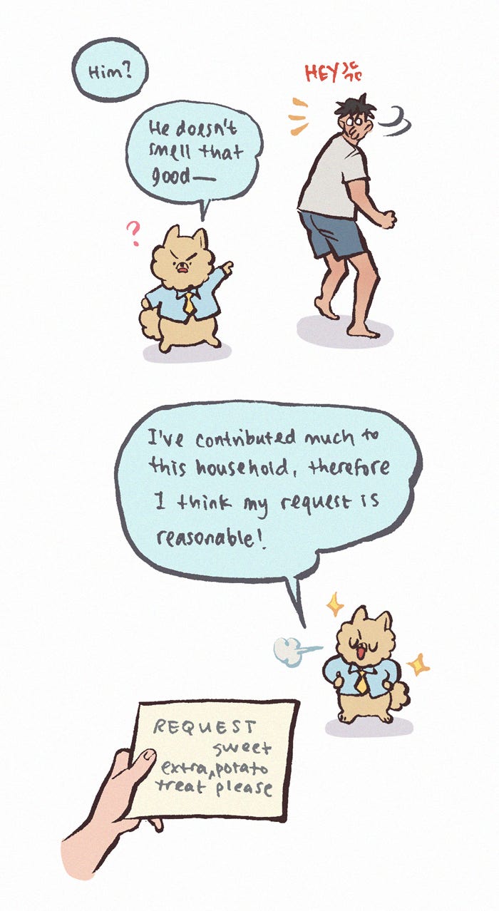 My Giant Nerd Boyfriend 1220: Extra Request page 7 - 