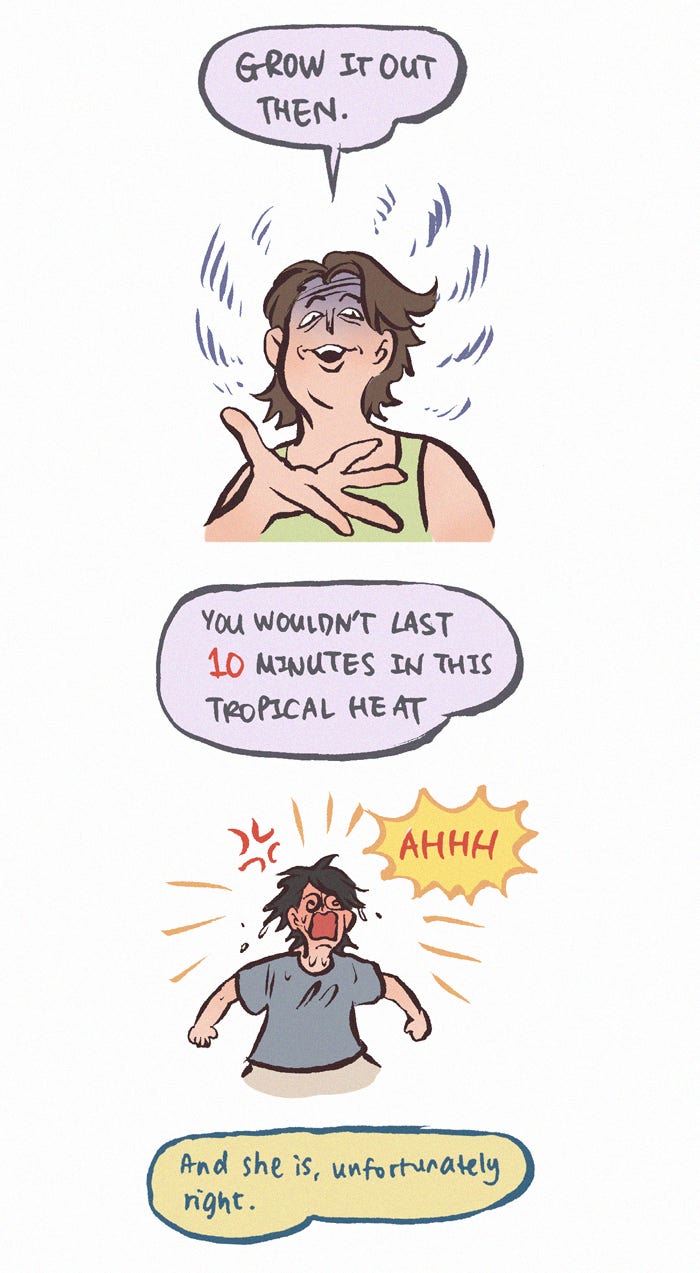 My Giant Nerd Boyfriend 1231: Hair Length page 7 - 