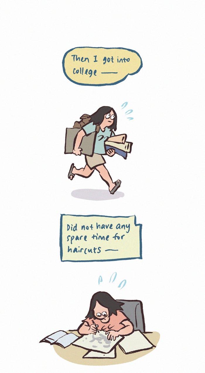 My Giant Nerd Boyfriend 1231: Hair Length page 8 - 
