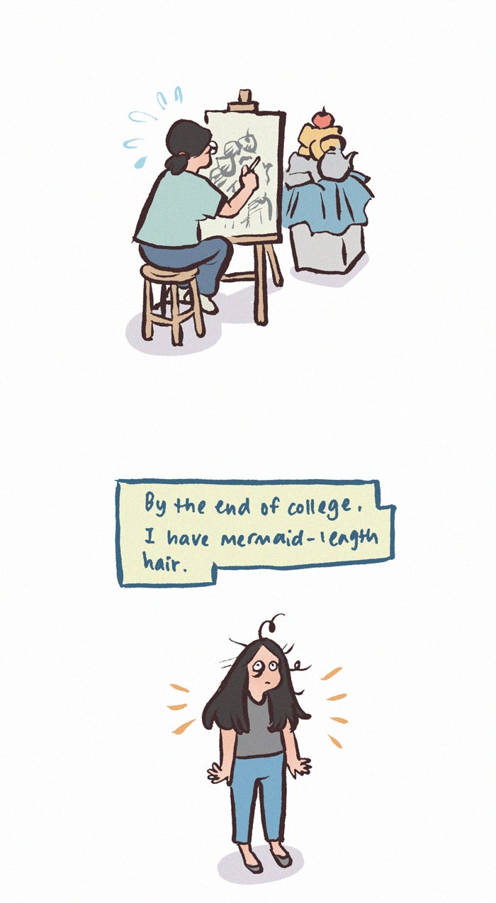 My Giant Nerd Boyfriend 1231: Hair Length page 9 - 