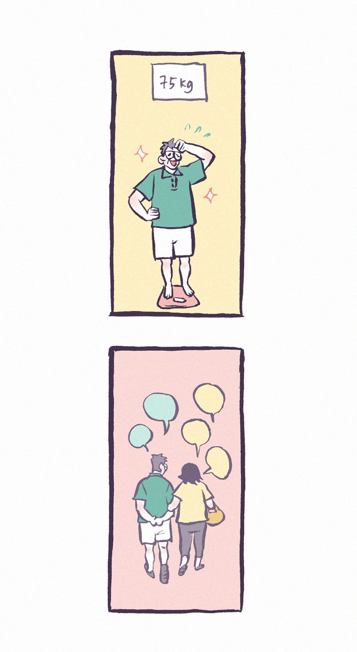 My Giant Nerd Boyfriend 1234: Weight page 12 - 