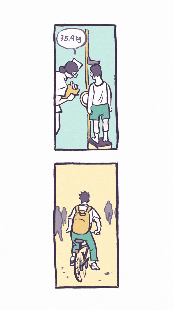 My Giant Nerd Boyfriend 1234: Weight page 5 - 