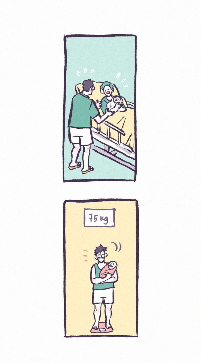 My Giant Nerd Boyfriend 1234: Weight page 9 - 