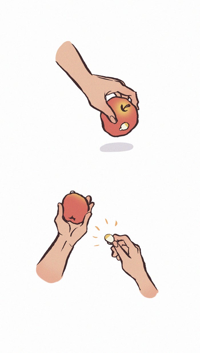 My Giant Nerd Boyfriend 1240: Fruit Label page 2 - 