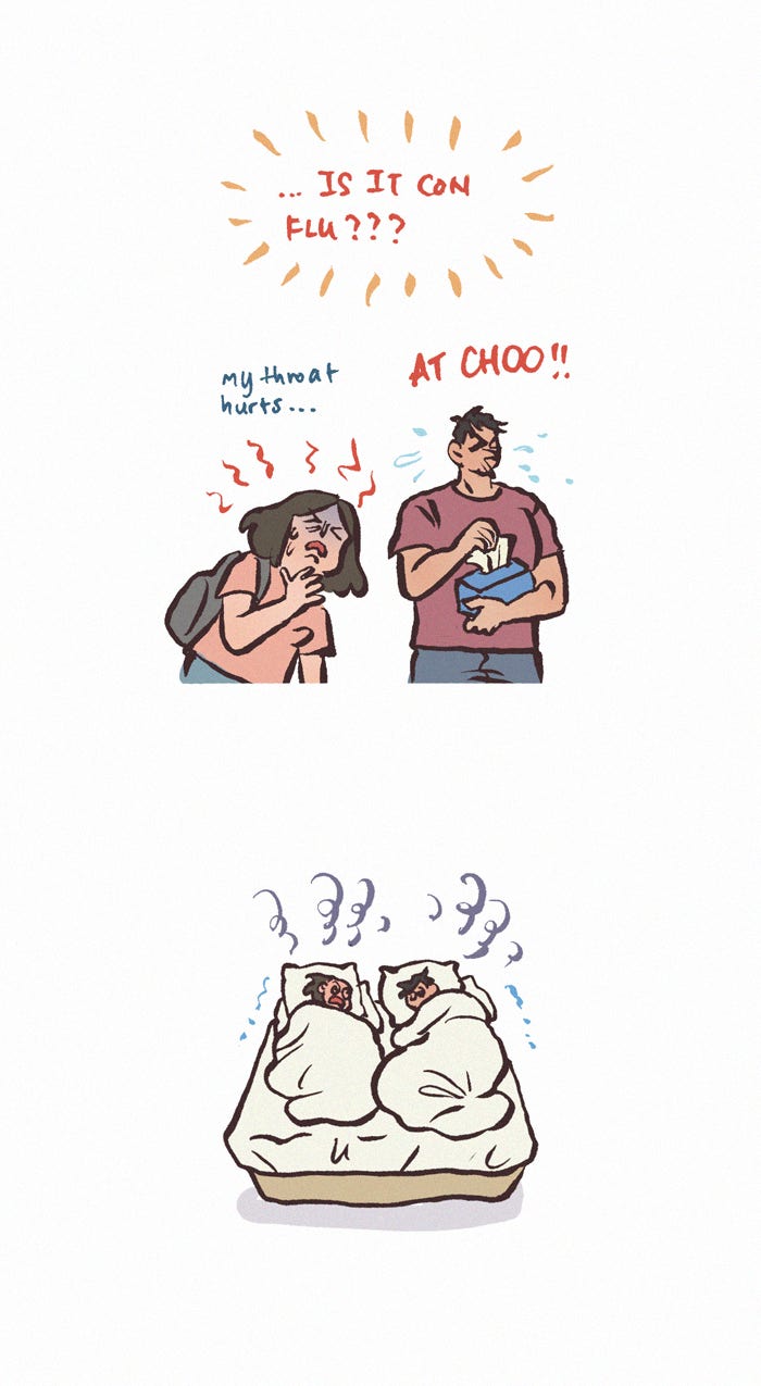 My Giant Nerd Boyfriend 1242: Flu page 6 - 