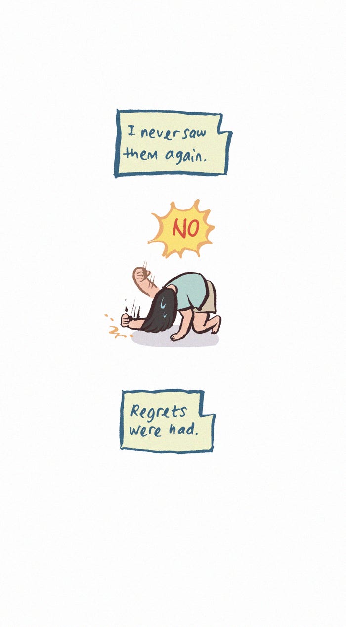 My Giant Nerd Boyfriend 1243: Regrets page 6 - 