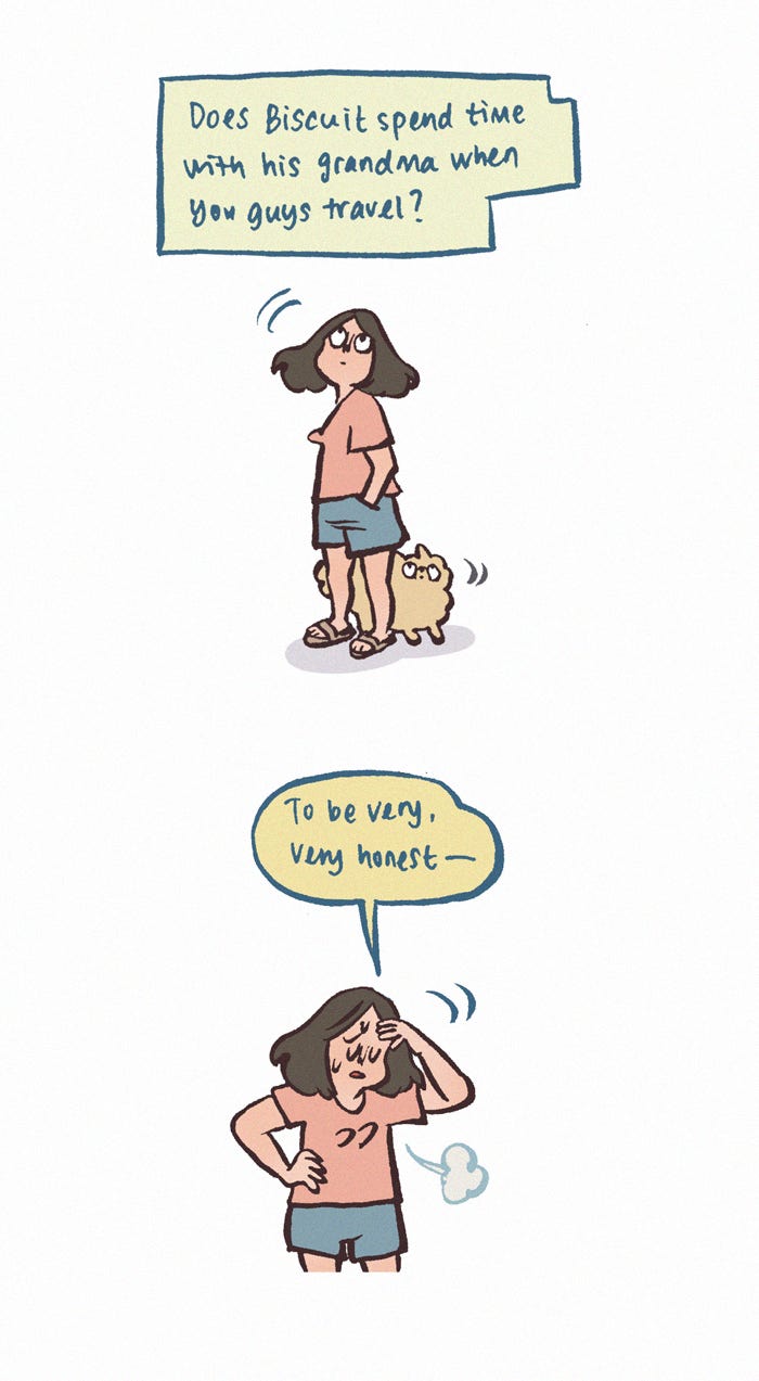 My Giant Nerd Boyfriend 1247: Grandma's Love page 2 - 