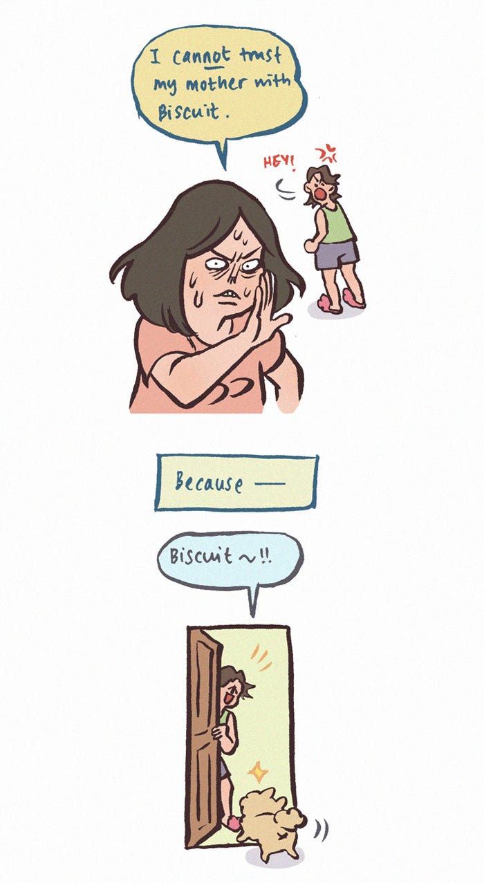 My Giant Nerd Boyfriend 1247: Grandma's Love page 3 - 